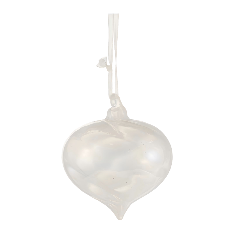 8cm 虹色スワール クリスマス ガラス 安物の宝石ボール