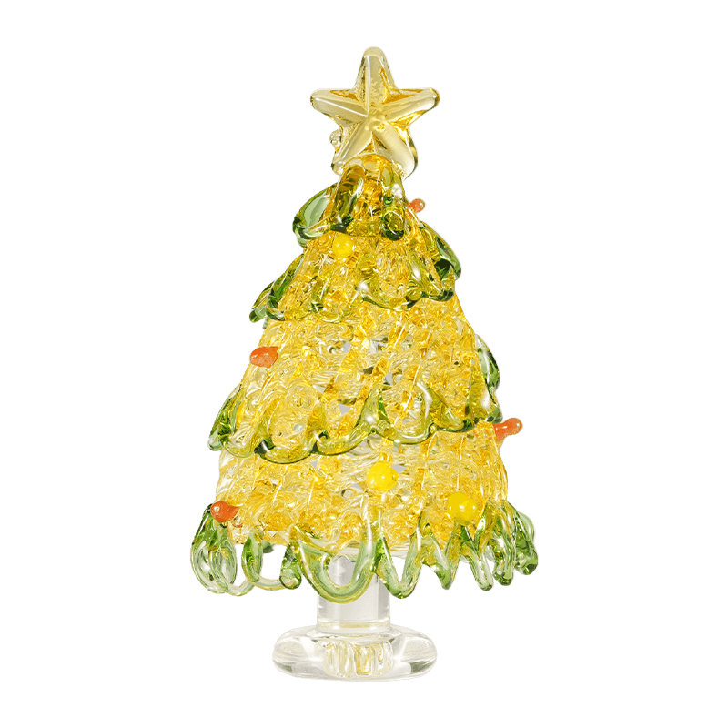 手吹きガラスのクリスマスツリー装飾オーナメント
