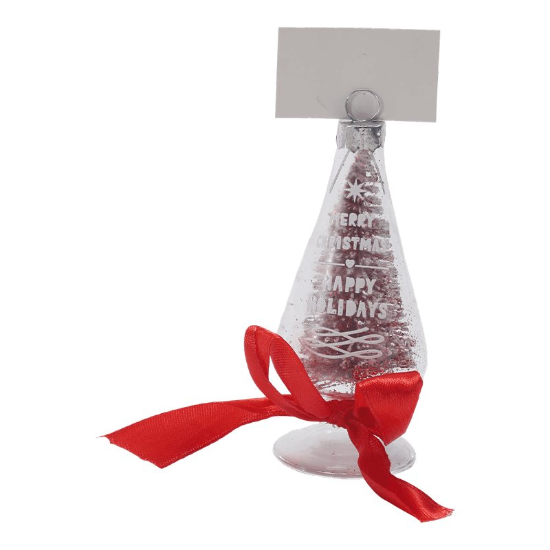 手吹きガラスのクリスマスオーナメント
