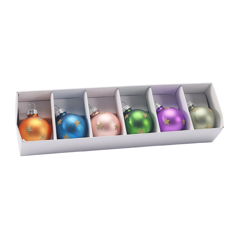 プレミアムガラスクリスマスボールオーナメントセット